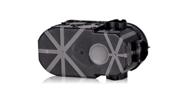 1 STÜCK F-Tronic Elektronikdose mit Rohrstutzen 25mm, mit 4 Schraubdome und 2 Geräteschrauben E550 (7320009)